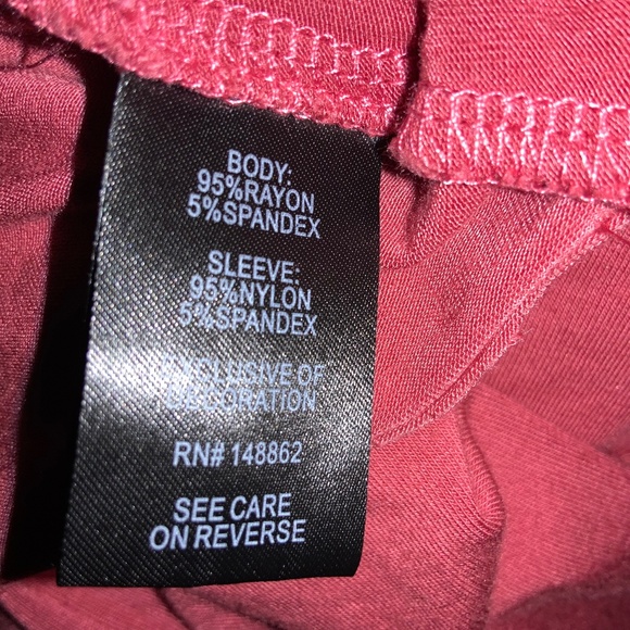 TORRID Super Soft V-Neck Lace Sleeve Top Sz 5 - Picture 5 of 7